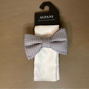 Alfani Bow Tie and Pocket Square Set
